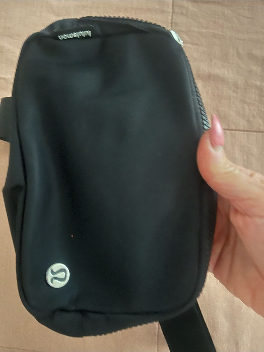 Like new Lululemon Black Wristlet Pouch
